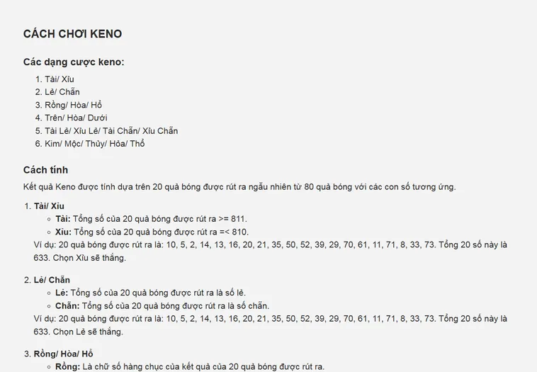 Chinh Phục Game Keno Siêu Tốc Tại RikBet Kiếm Tiền Triệu Mỗi Ngày