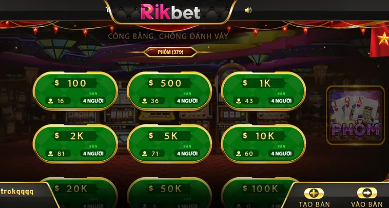 Chinh Phục Nghệ Thuật Đánh Phỏm Tại RikBet Đầy Kịch Tính
