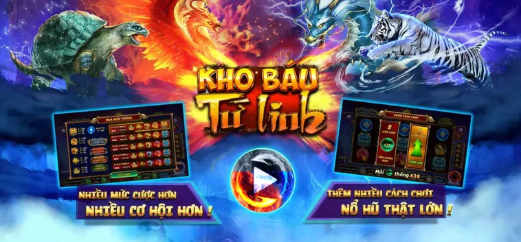 Khám Phá Trò Chơi Nổ Hũ Tứ Linh Tại RikBet Đỉnh Cao